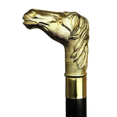 Ladies Golf Shape Horse Head - Gold