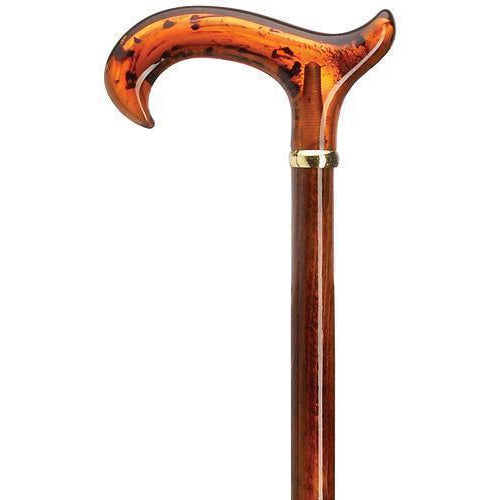 Amber Derby Walking Cane