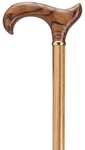 Zebrano Wood Walking Cane