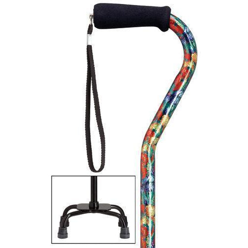 Summer Garden Fashion Quad-Cane Small Base