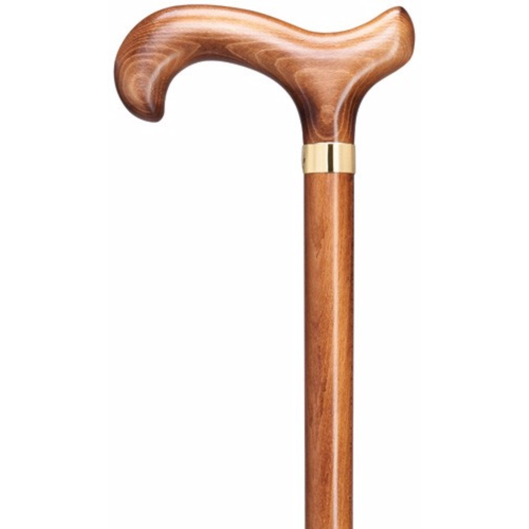 Classy Walking Cane Hercules Extra Wide Derby Handle Walnut 500 lbs