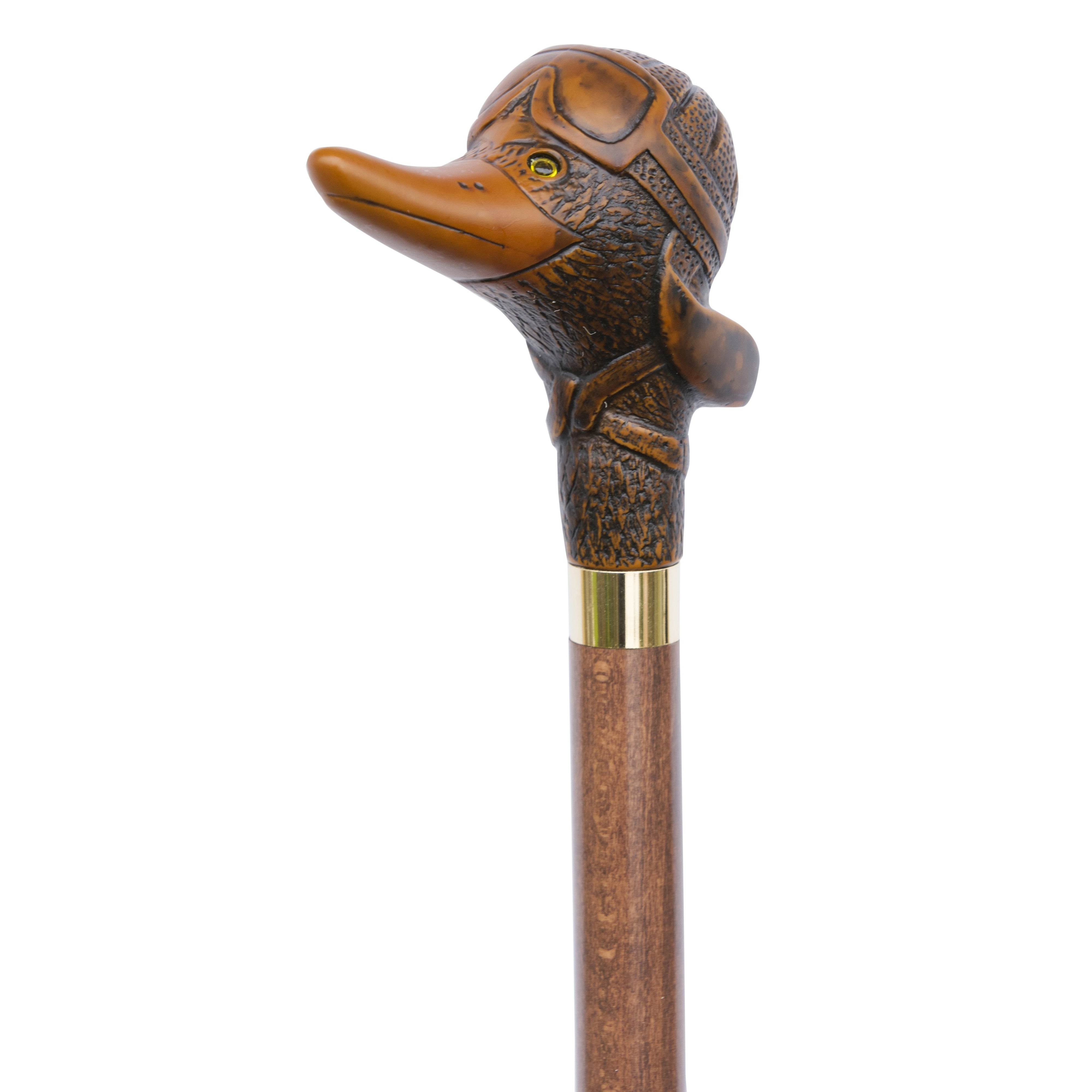 Brown Avaiator Duck Cane