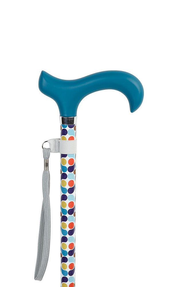 Adjustable Retro Spots Walking Cane