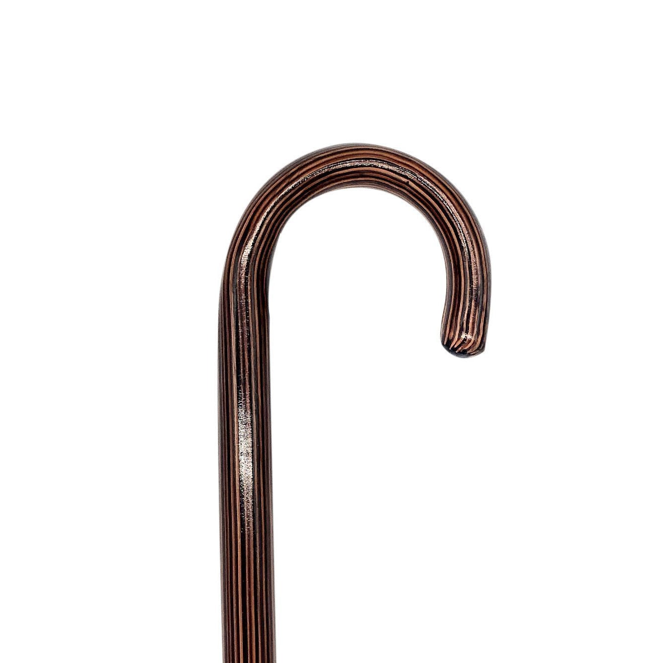 Classy Walking Cane 1 inch Crook in Premium Finish Castania