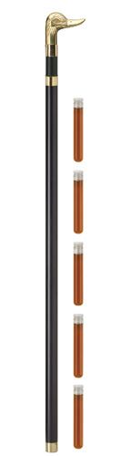 Straight Brandy Walking Cane with Duck Handle