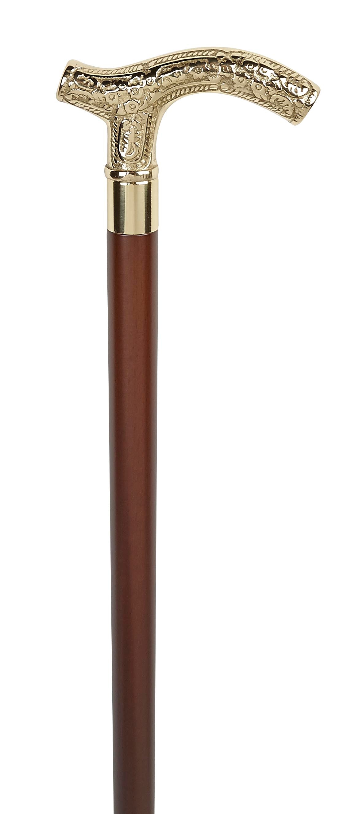 Brass Fritz Handle Collectors Cane