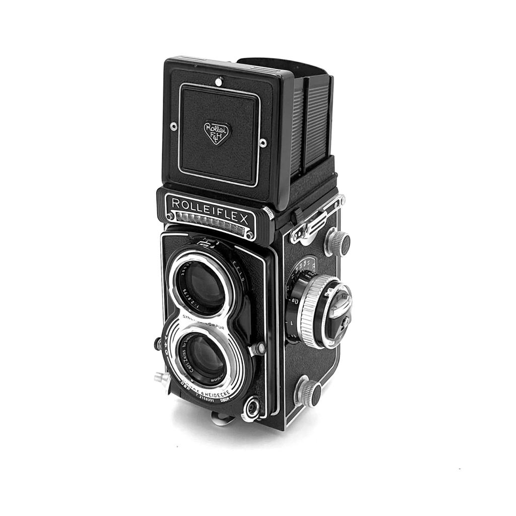 Rolleiflex Rollei T TLR w/ Zeiss Tessar 75mm f/3.5 Lens