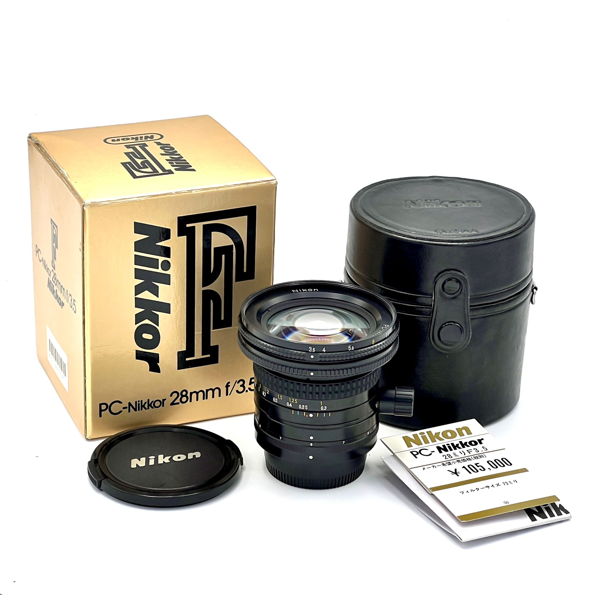 [Excellent with Full Packing] NIKON PC NIKKOR 28MM F/3.5 WIDE ANGLE SHIFT LENS