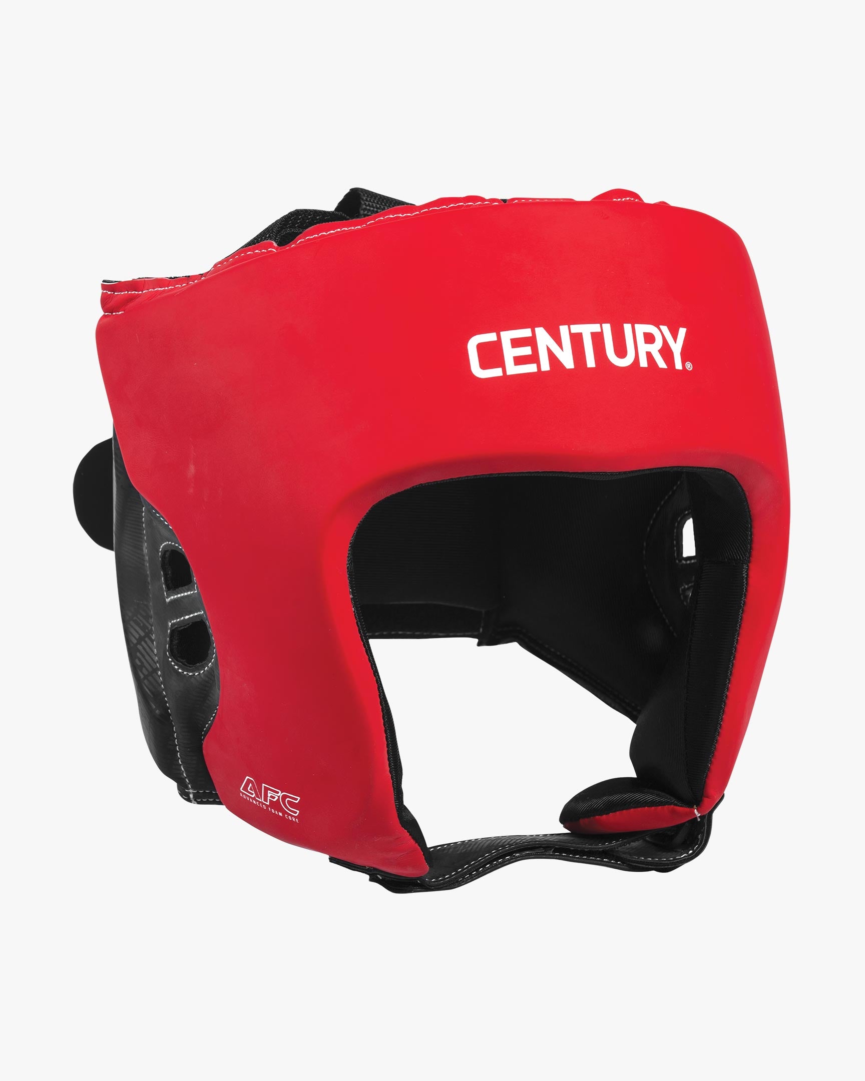 Brave Open Face Headgear Red/Black