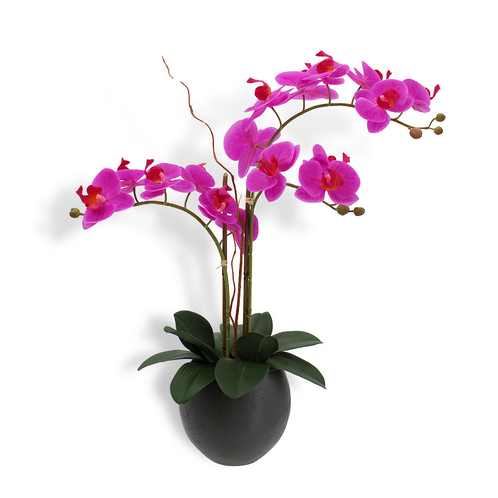 Artificial Pink Double Stem Orchid