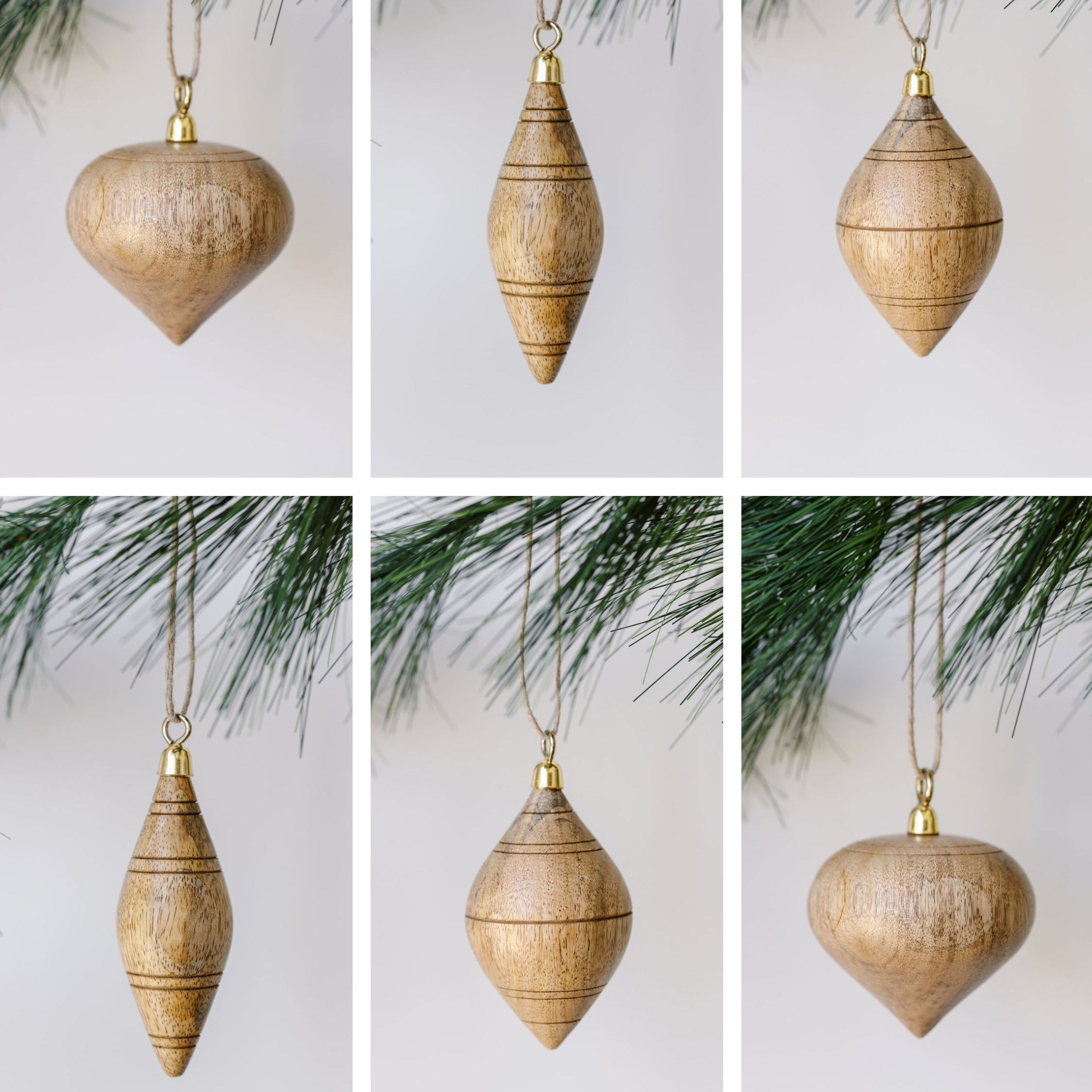 Natural Mango Wood Ornament