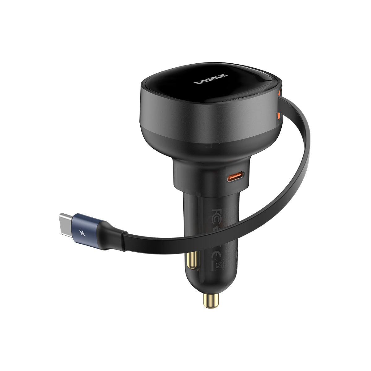 Baseus Enjoyment Pro Retractable USB-C Car Charger 60W