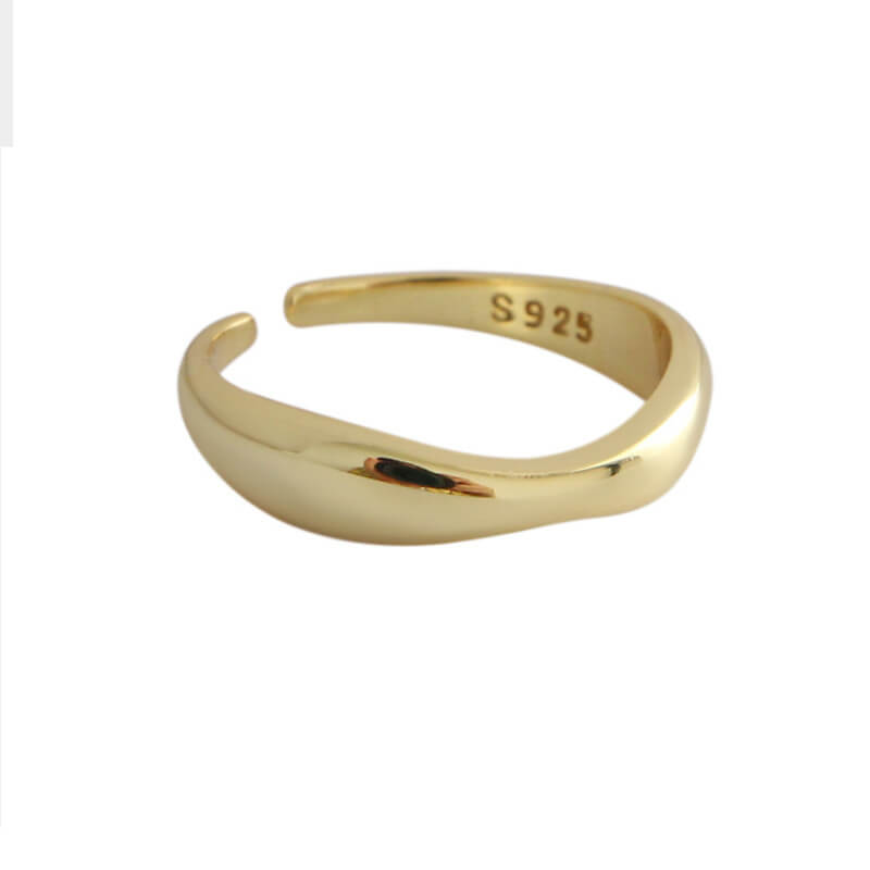 Wave Band Ring