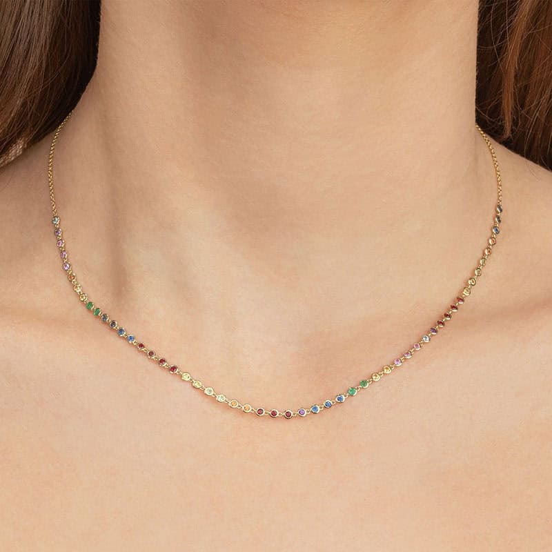 Silver Clavicle Chain  Necklace