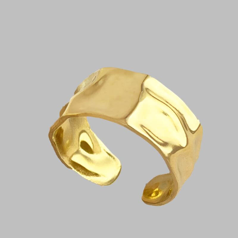 Gold Foil Indent Ring