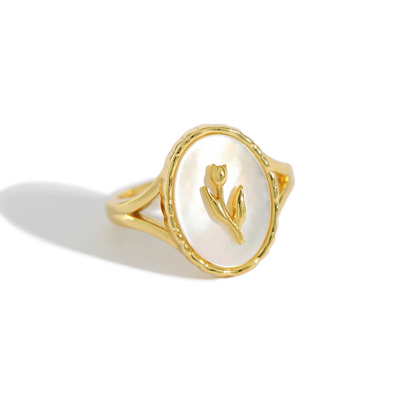 Rose Signet Ring