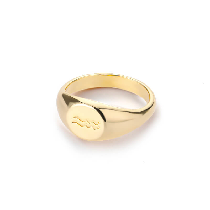 Miro Gold Signet Ring