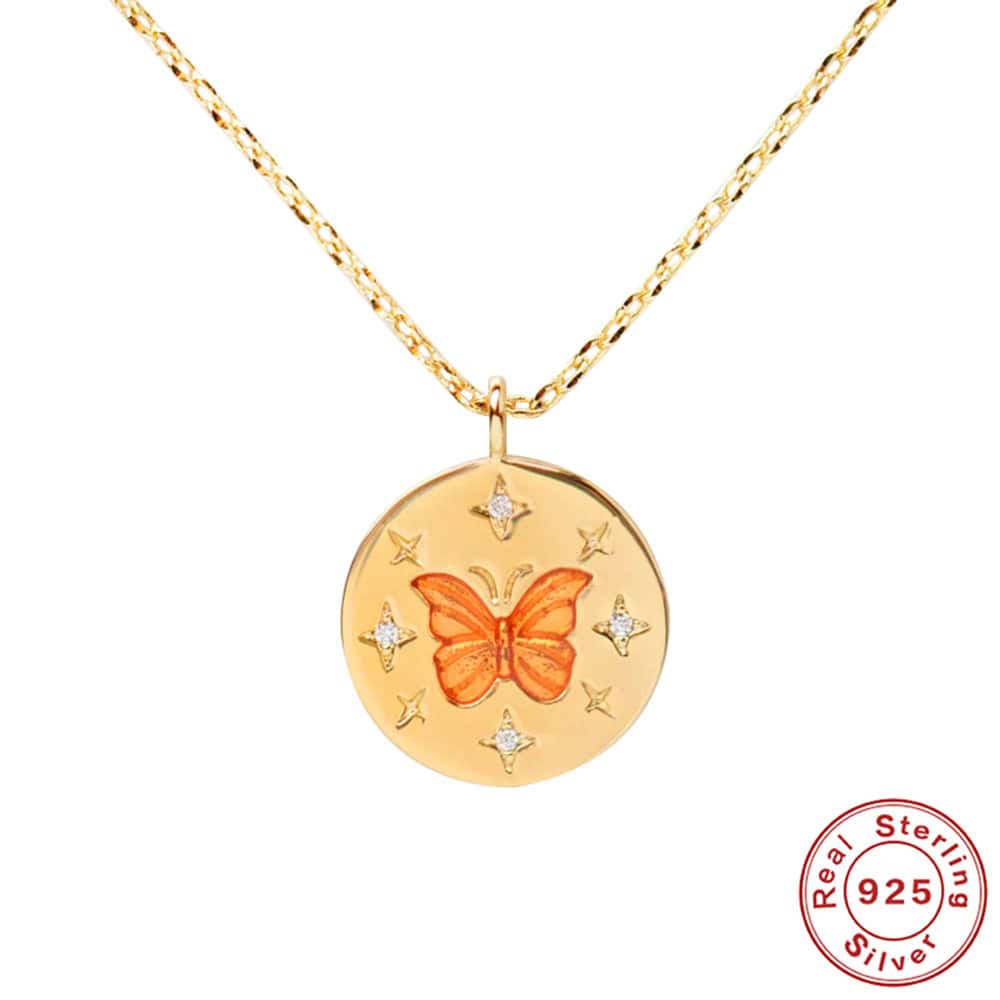 Sterling Silver Butterfly Necklace