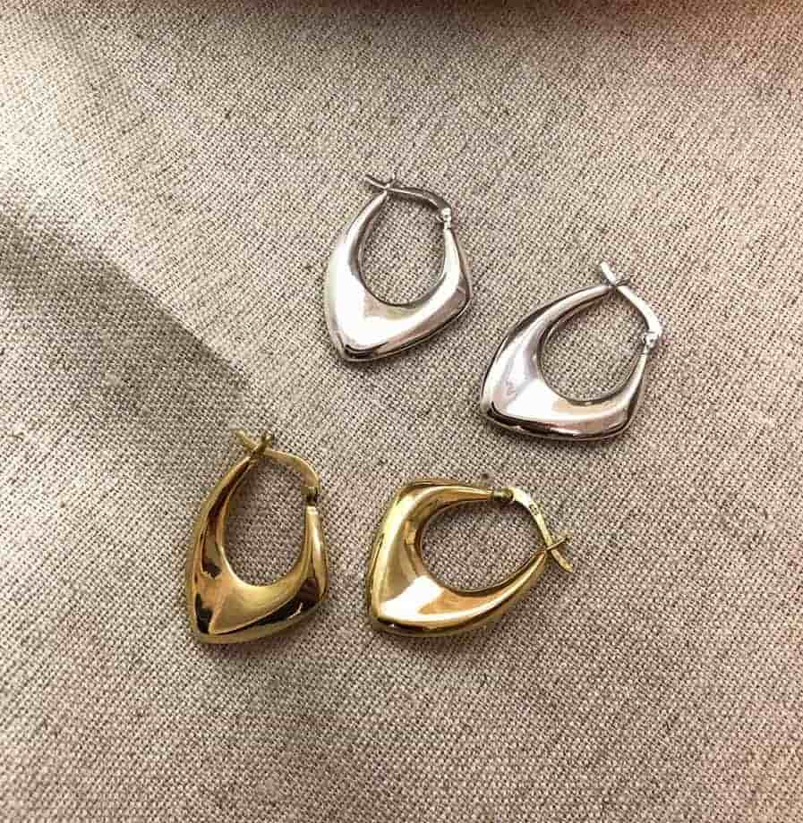 Irregular Hoop Earrings