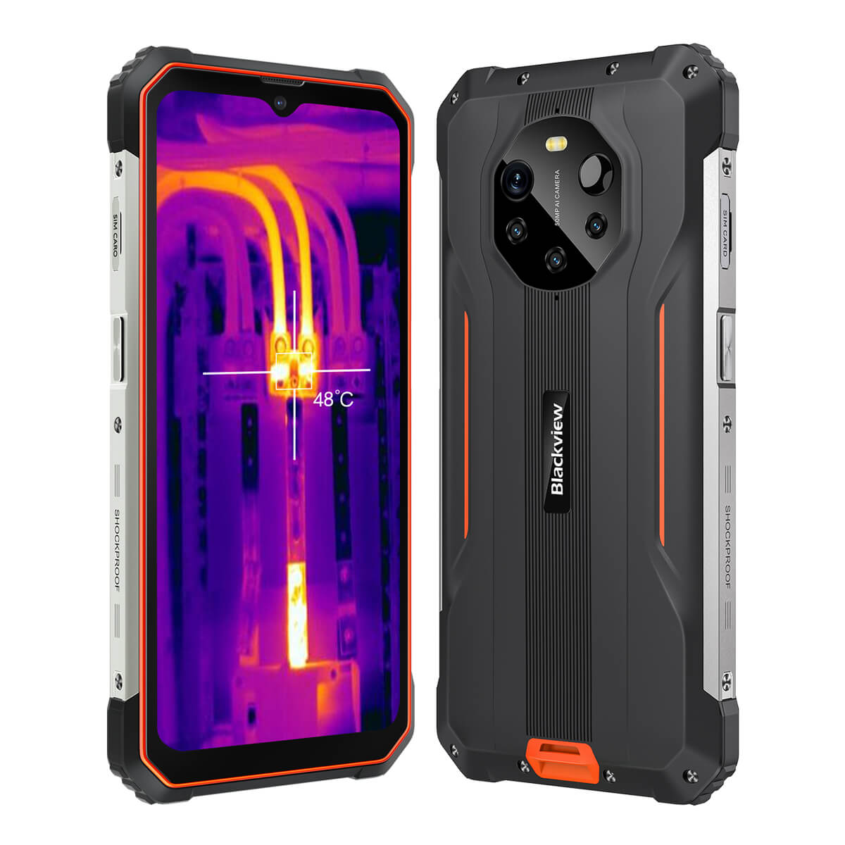 Blackview BL8800 Pro 6.58" 8+128GB 5G Thermal Imaging Ruggedized Smartphone