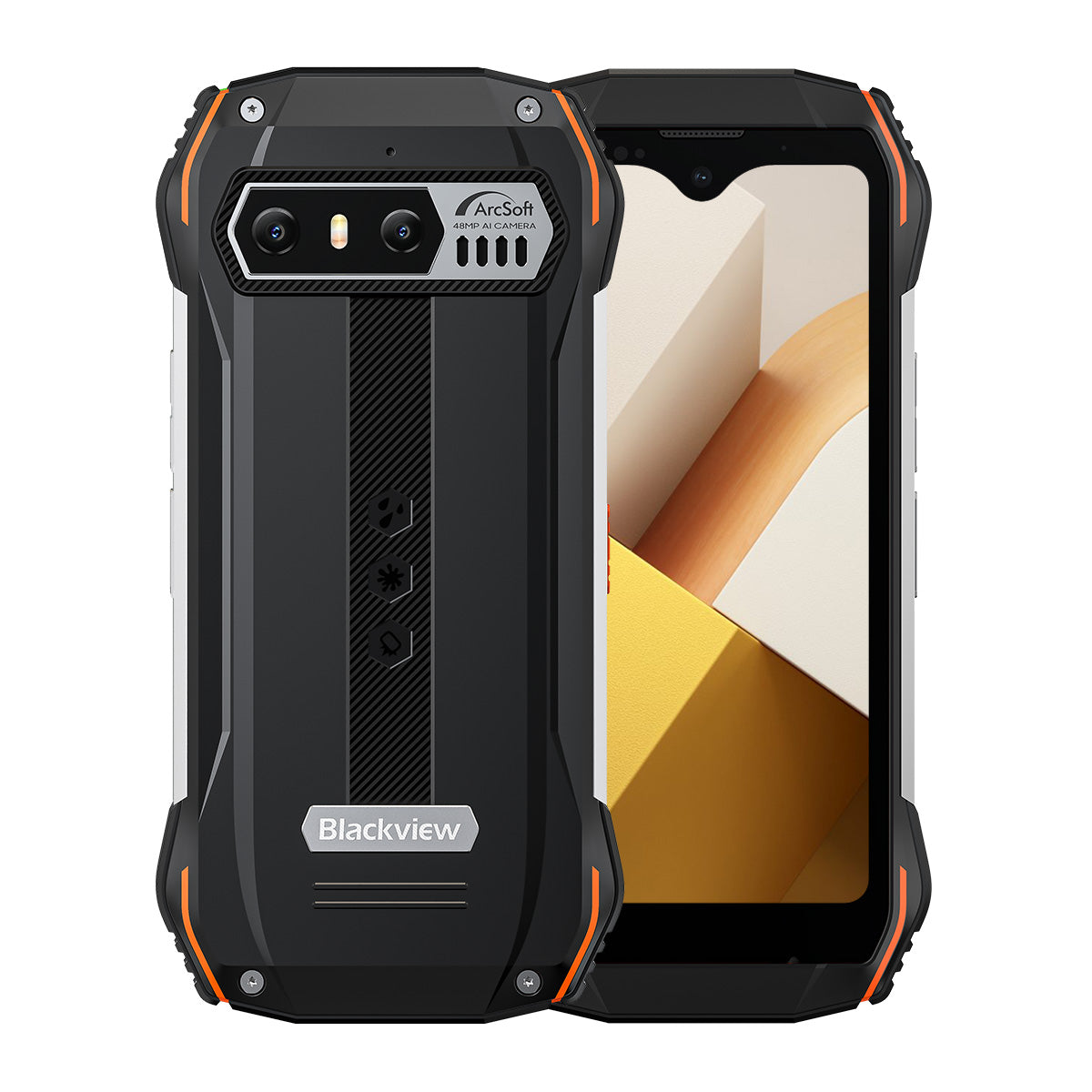 Blackview N6000 4.3-Inch MediaTek Helio G99 8GB+256GB 48MP Camera 4G Small Ruggedized Smartphone