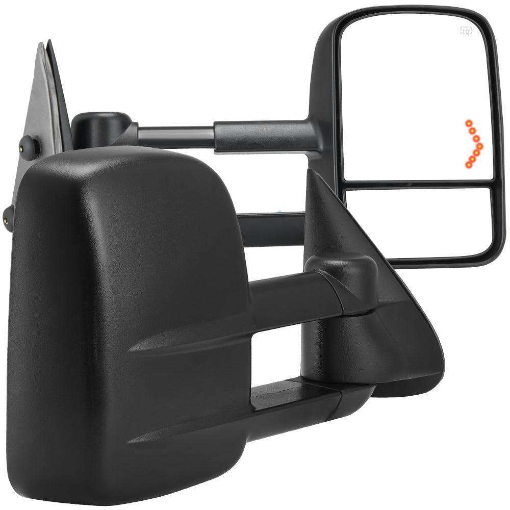 YITAMOTOR 2003-2006 Chevy Silverado Tahoe GMC Sierra Extendable Tow Mirrors, Powered Heated Turn Signal