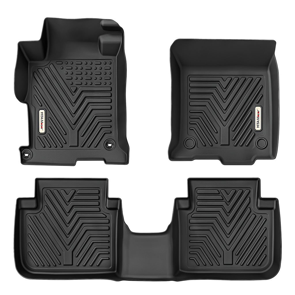 YITAMOTOR 13-17 Honda Accord Sedans Floor Mats Floor Liners, 1st & 2nd Row All Weather Protection