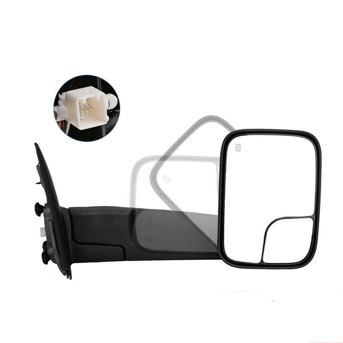 YITAMOTOR Tow Mirror Passenger Right for 02-08 Dodge RAM 1500 03-09 2500 3500 Power Heated