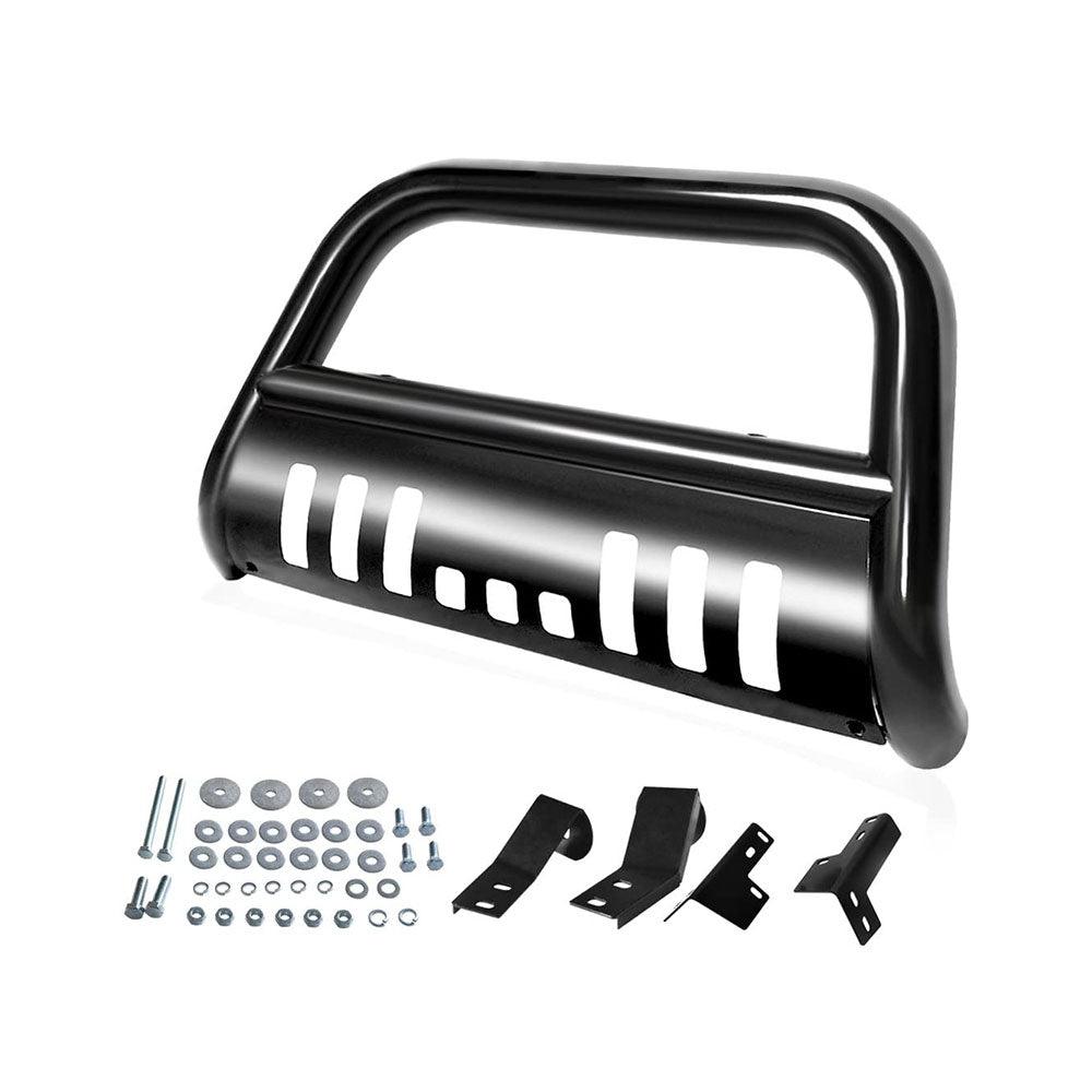 YITAMOTOR Bull Bar for 05-15 Toyota Tacoma 3'' Tube Brush Push Grille Guard Front Bumper (Black)