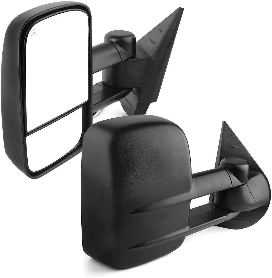 YITAMOTOR Power-heated Towing Mirrors For 2007-2013 Chevy Silverado/GMC Sierra 1500, 2008-2014 2500/3500