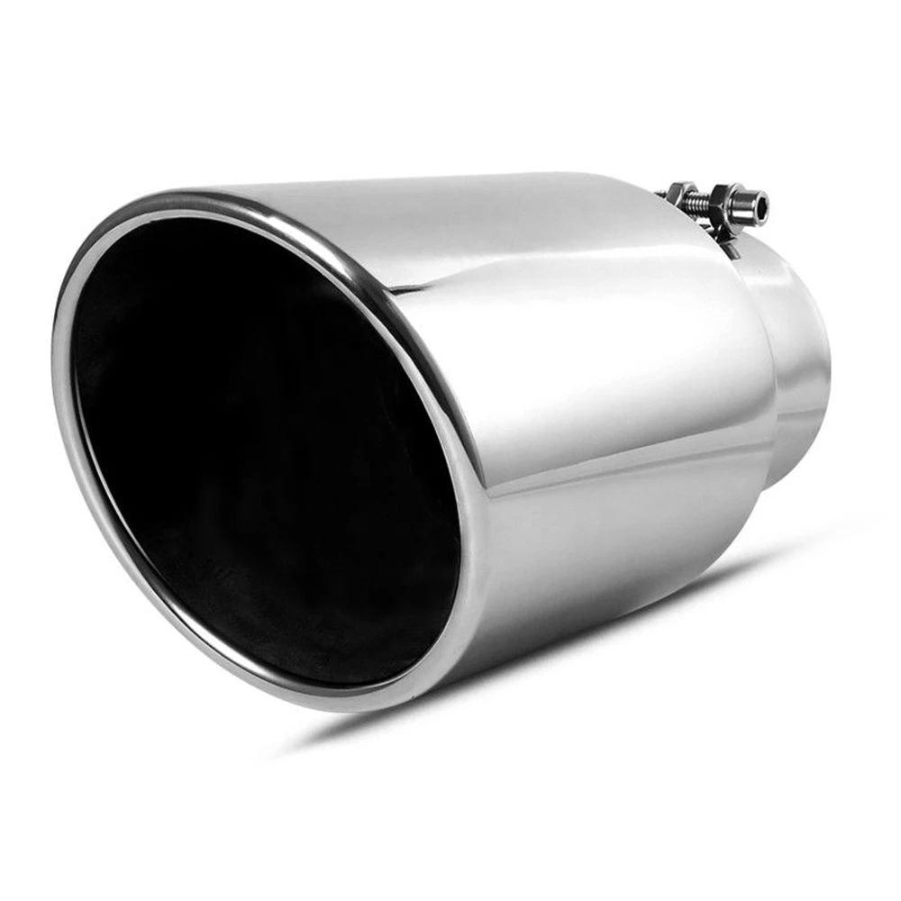 YITAMOTOR Exhaust Tip 4'' Inlet 6'' Outlet 12'' Long Bolt On Diesel Exhaust Polished Stainless Steel