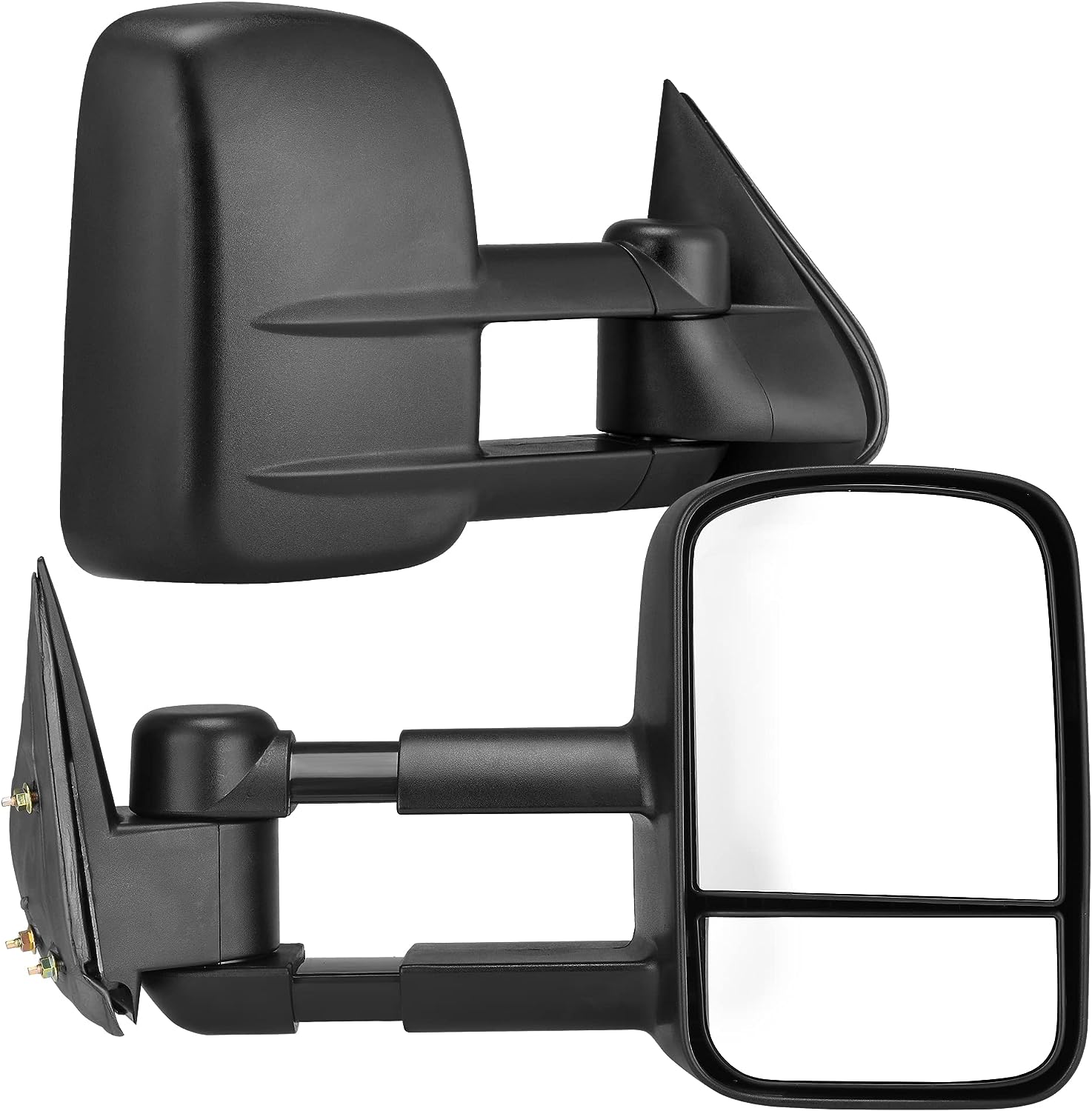 YITAMOTOR Manual Tow Mirrors For 99-07 Silverado Sierra 3500, 00-06 Chevy Tahoe Suburban 1500 2500 GMC Yukon XL Truck