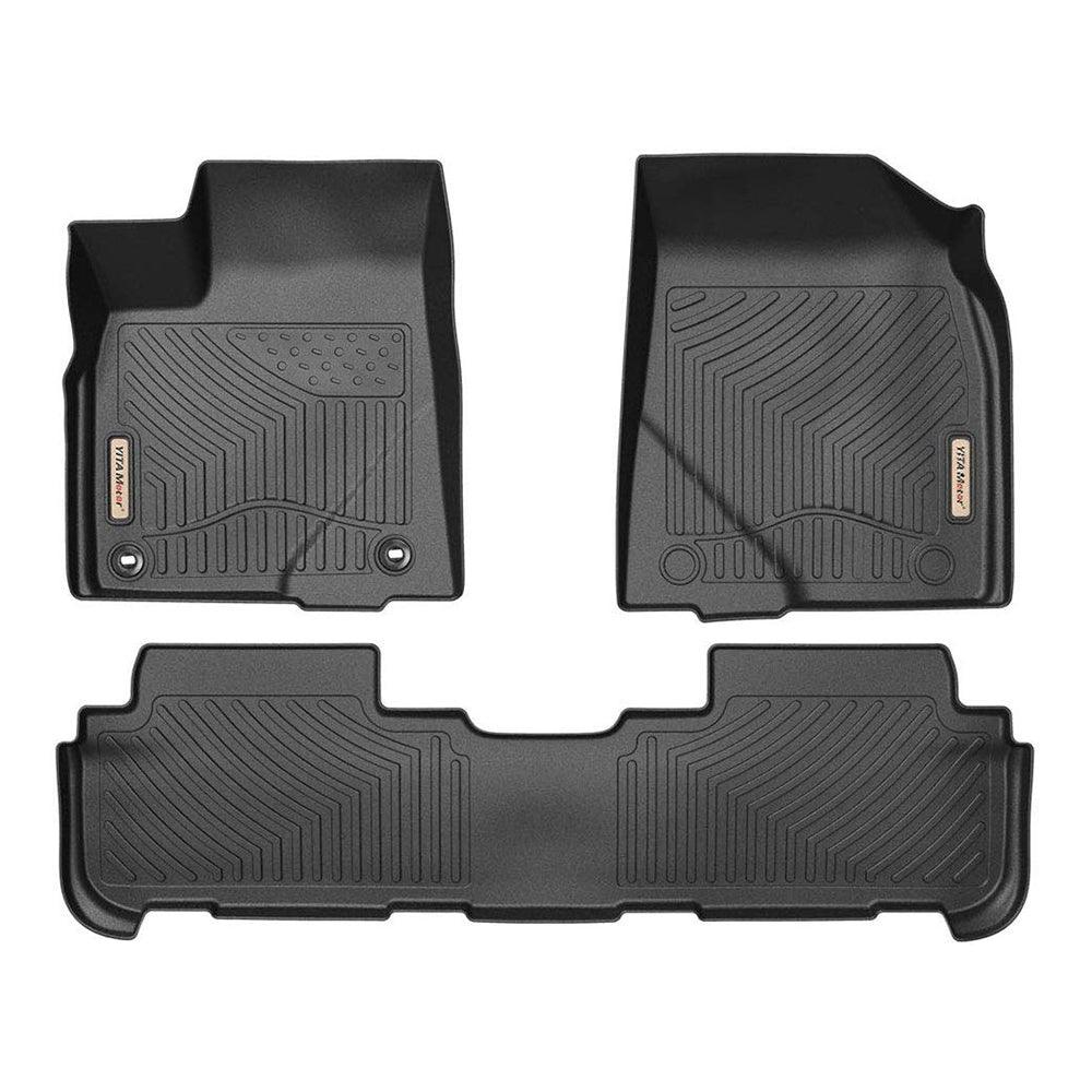 YITAMOTOR Floor Mats For 2014-2019 Toyota Highlander, 1st & 2nd Row All Weather Protection Floor Liners