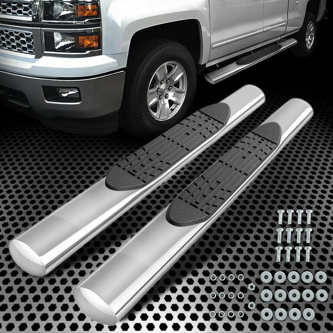 YITAMOTOR Running Board For 1999-2018 Chevy Silverado/GMC Sierra 1500/2500/2500 HD/3500/3500 HD Regular/Standard Cab