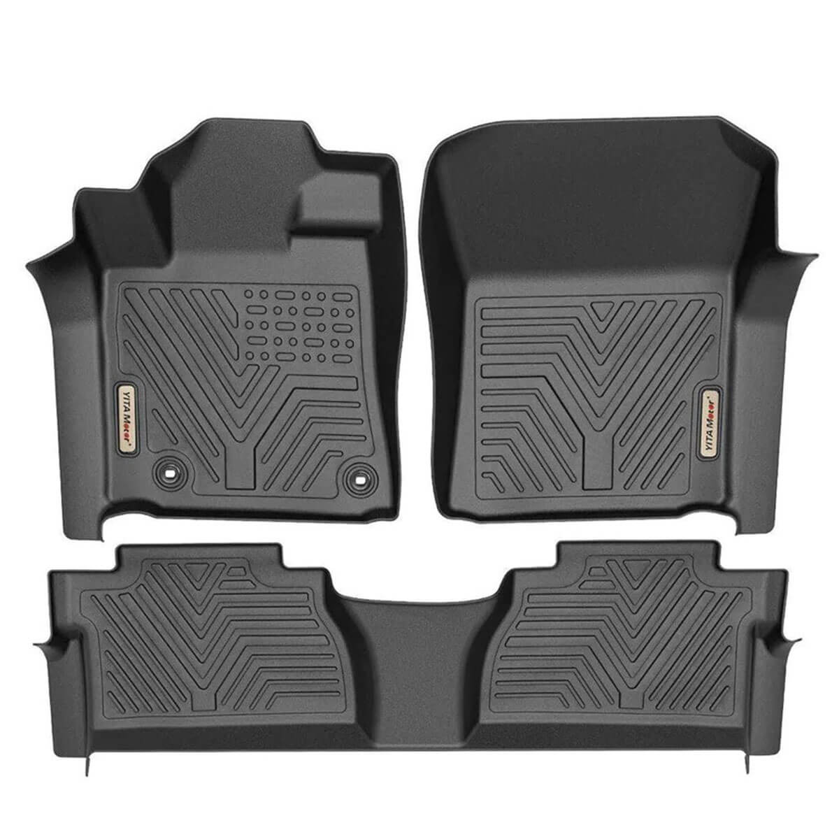 YITAMOTOR 14-21 Toyota Tundra Double Cab & Crew Max Cab Floor Mats 1st & 2nd Row Floor Liners