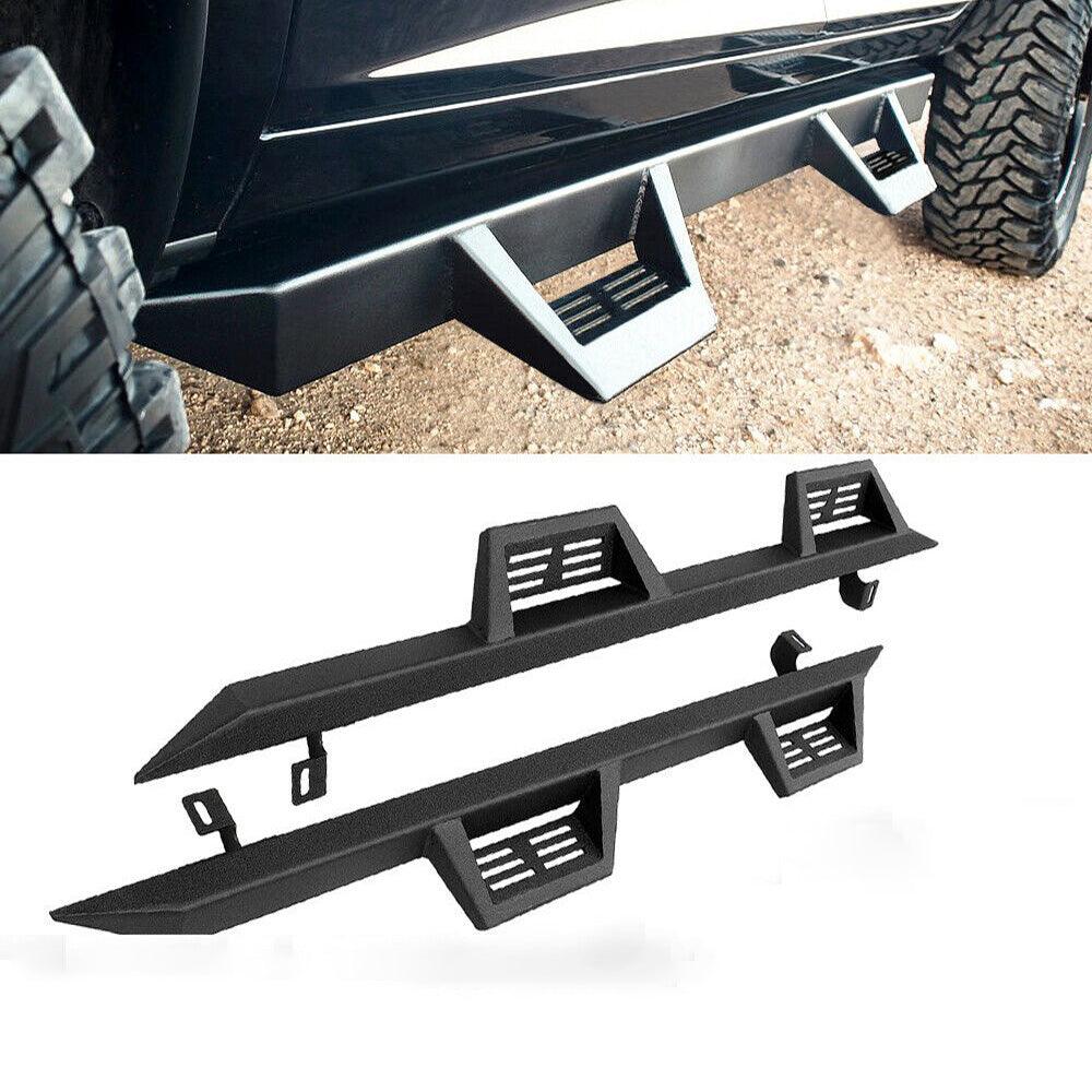 YITAMOTOR Running Boards for 2007-2018 Jeep Wrangler JK 4 Doors, Black Powder Coating Side Steps Nerf Bars