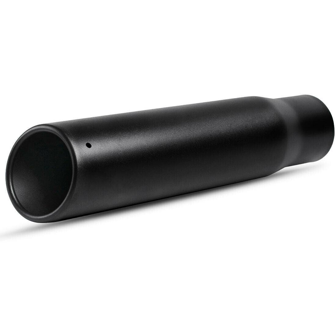 YITAMOTOR 2.5" Inlet Black Exhaust Tip, Standard 2 1/2" Inside Black Paint Finish Exhaust Tailpipe Tip