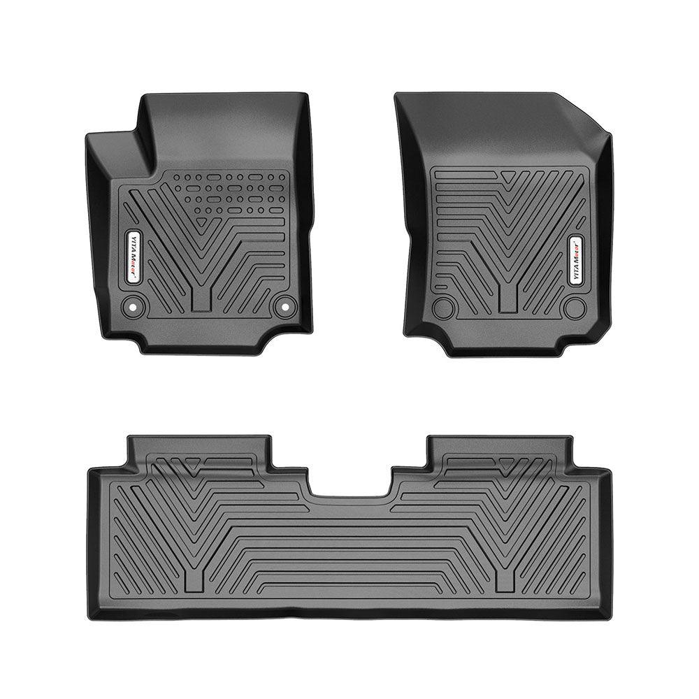 YITAMOTOR All Weather Floor Mats For 2018-2024 Chevrolet Equinox Black 3pcs Set Floor Liners