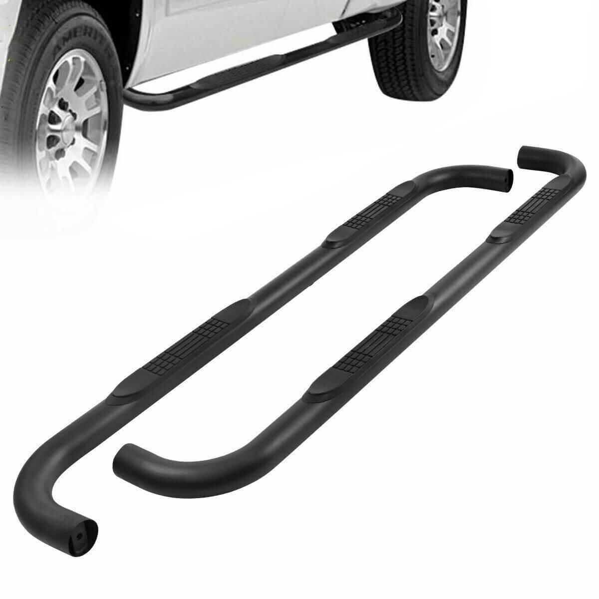 YITAMOTOR 1999-2018 Chevy Silverado GMC Sierra Extended Cab 3'' Running Boards Side Step Nerf Bars