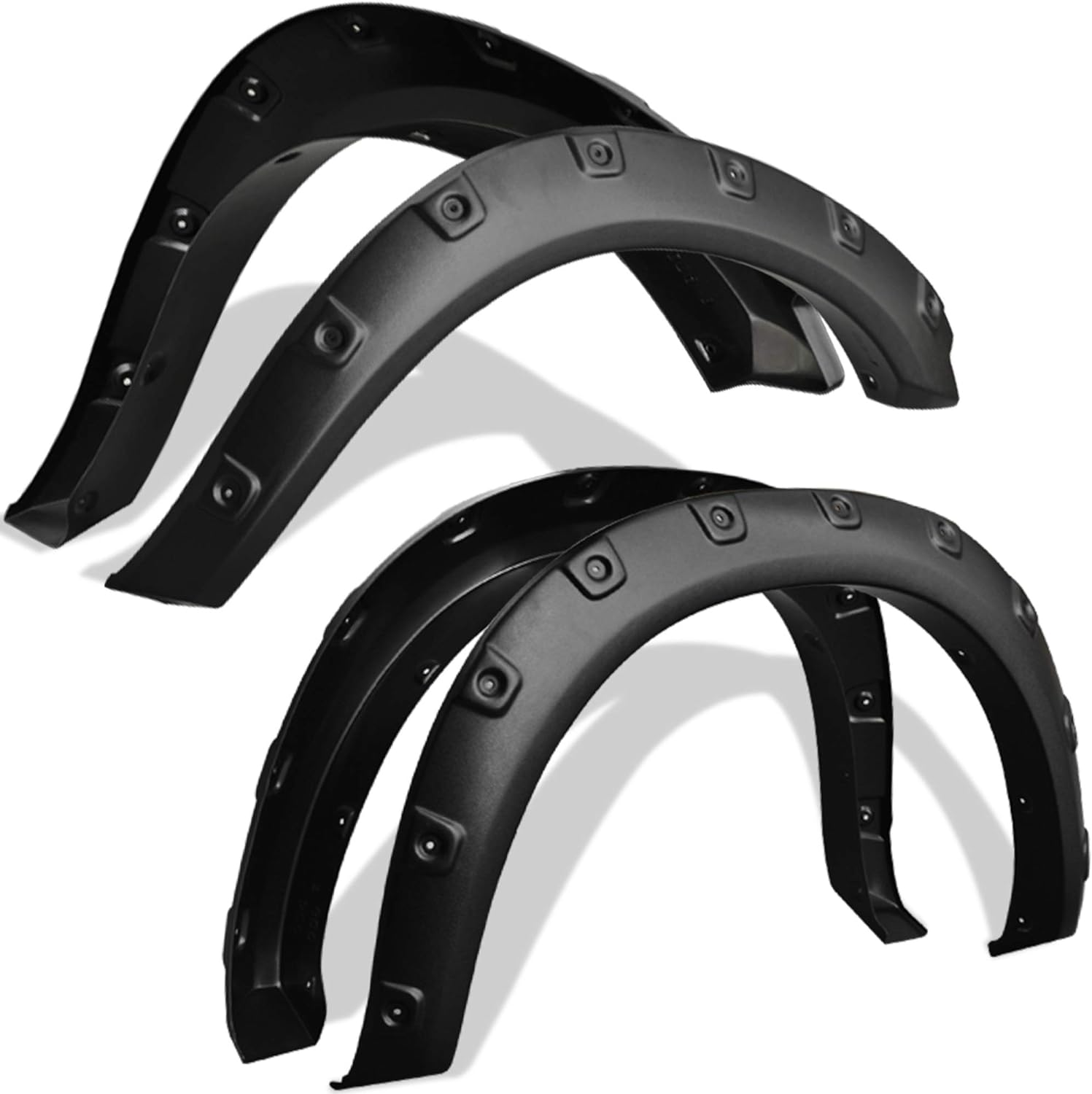 YITAMOTOR 09-18 Dodge RAM 1500 /19-23 Ram 1500 Classic (Exclude R/T Models) Front Fender Flares-4 Piece