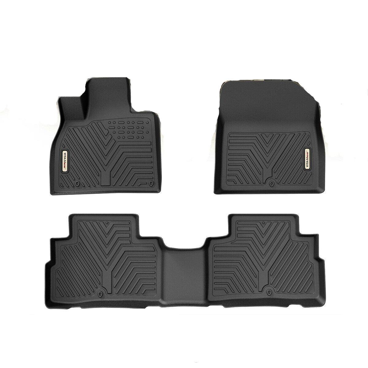 YITAMOTOR 2020-2024 Kia Telluride Floor Mats All Weather Front Rear TPE Floor Liners