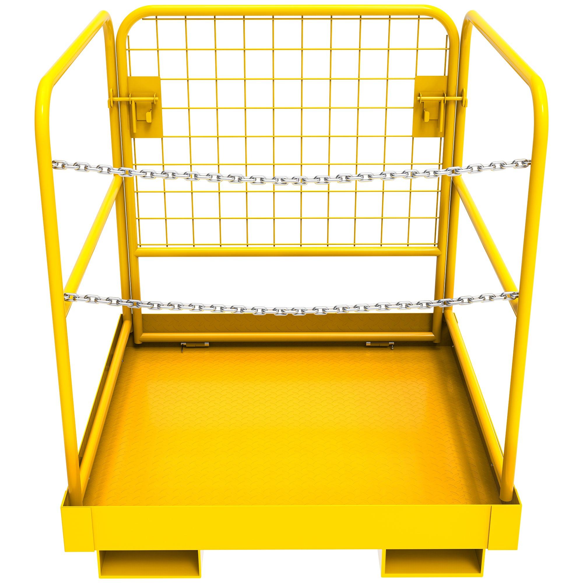 YITAMOTOR 36 inch x 36 inch Forklift Cage 1105LBs Platform Safety Cage