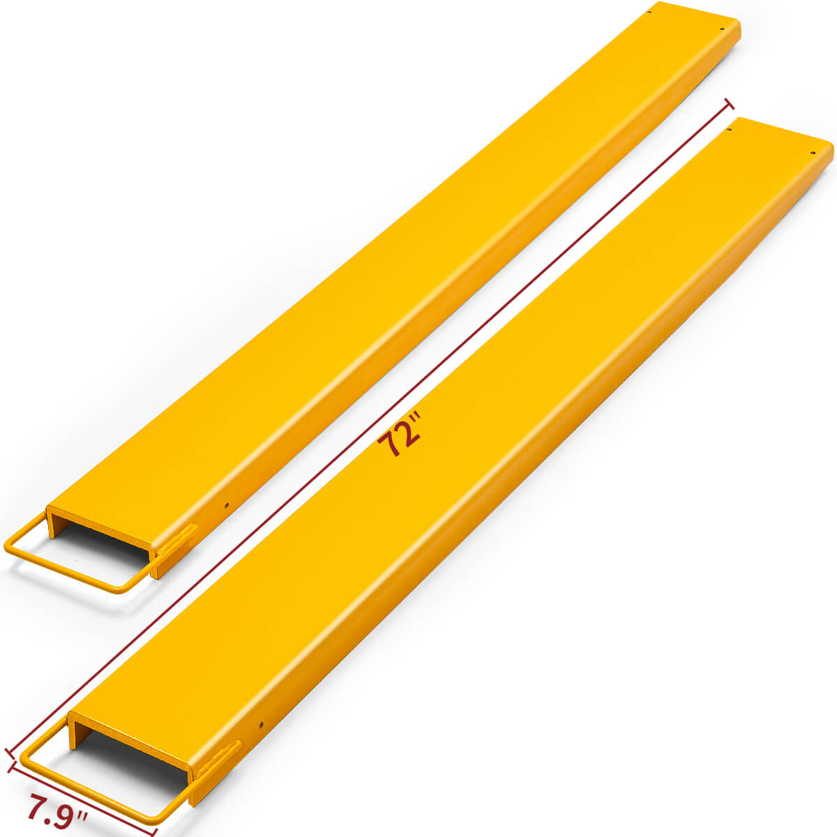 YITAMOTOR 72" Length 6.5" Width Pallet Fork Extension