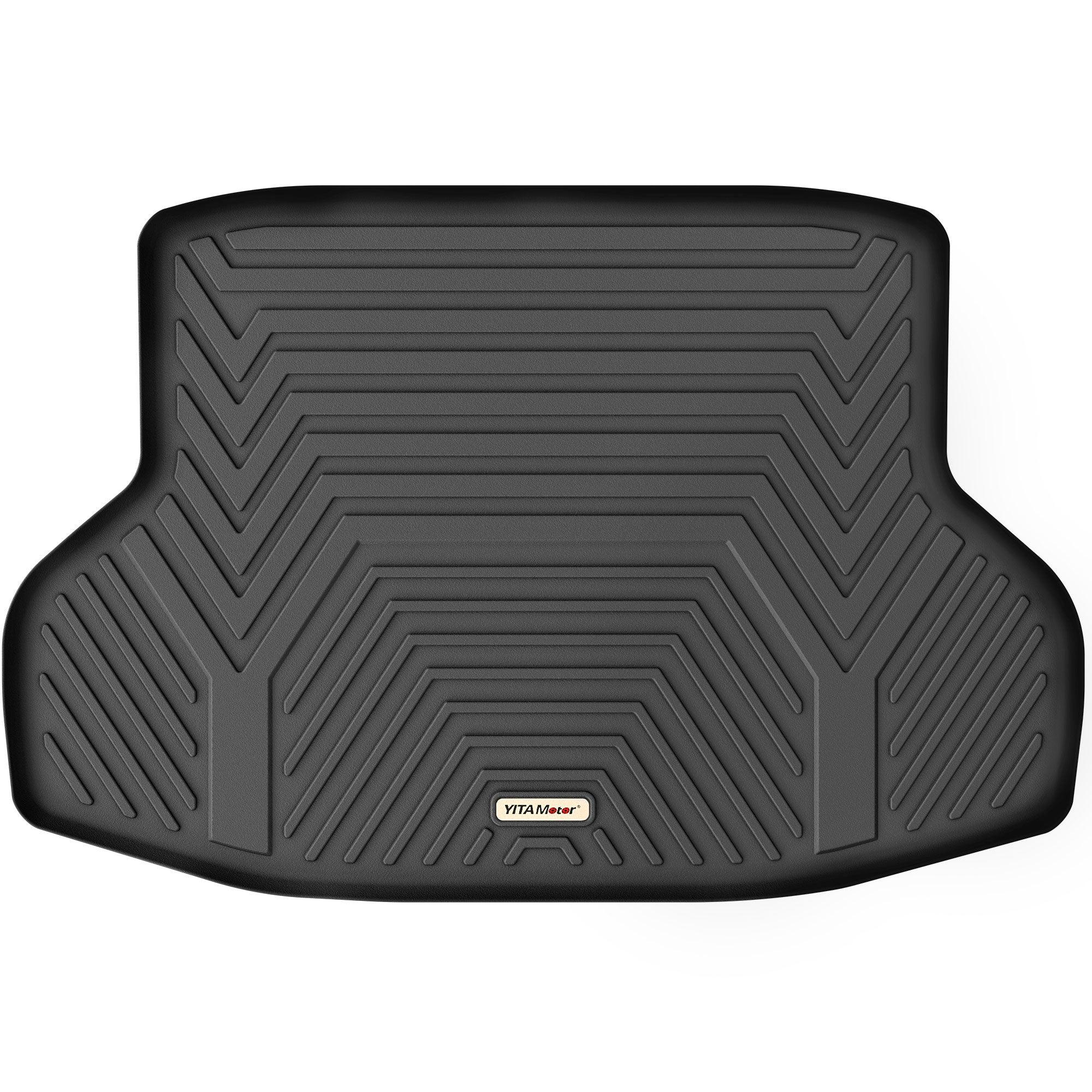 YITAMOTOR Cargo Trunk Liner for 2016-2021 Honda Civic Sedan, Custom-Fit Black TPE All-Weather Cargo Mats