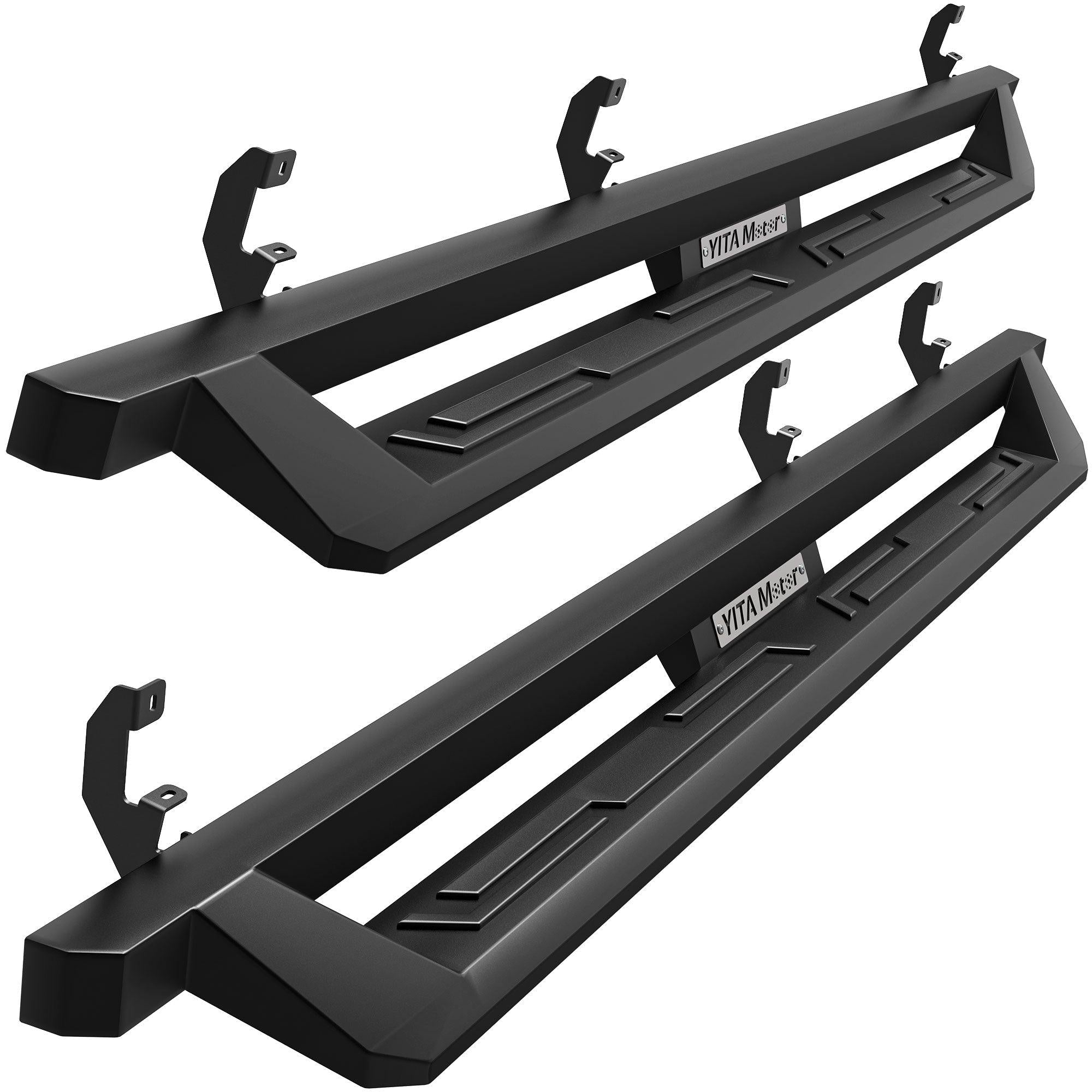 YITAMOTOR Running Boards for 19-24 Chevy Silverado/GMC Sierra 1500, 20-24 2500HD 3500HD Extended/Double Cab