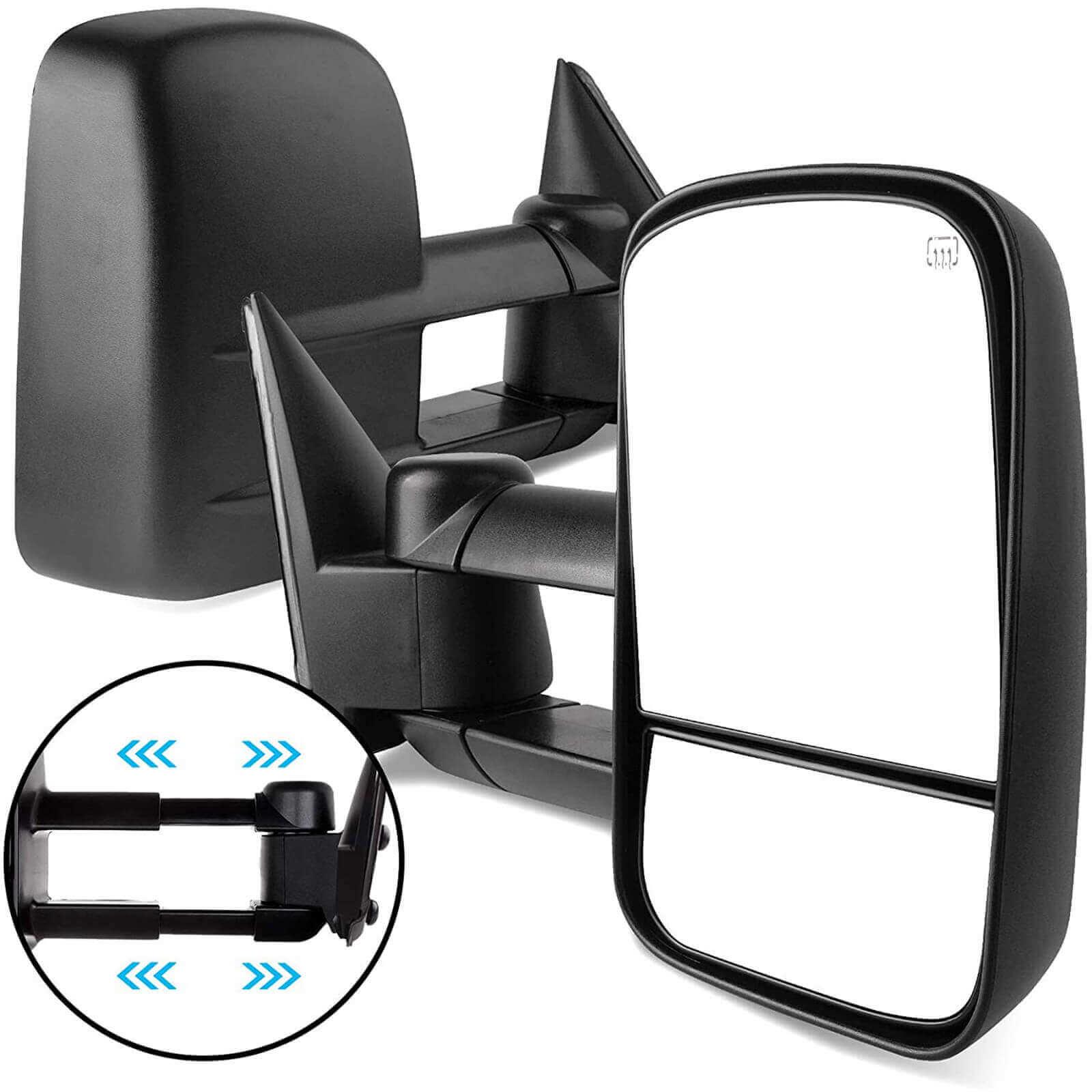 YITAMOTOR 1999-2002 Chevy Silverado GMC Sierra 1500 2500 3500 Powered Heated Towing Mirrors