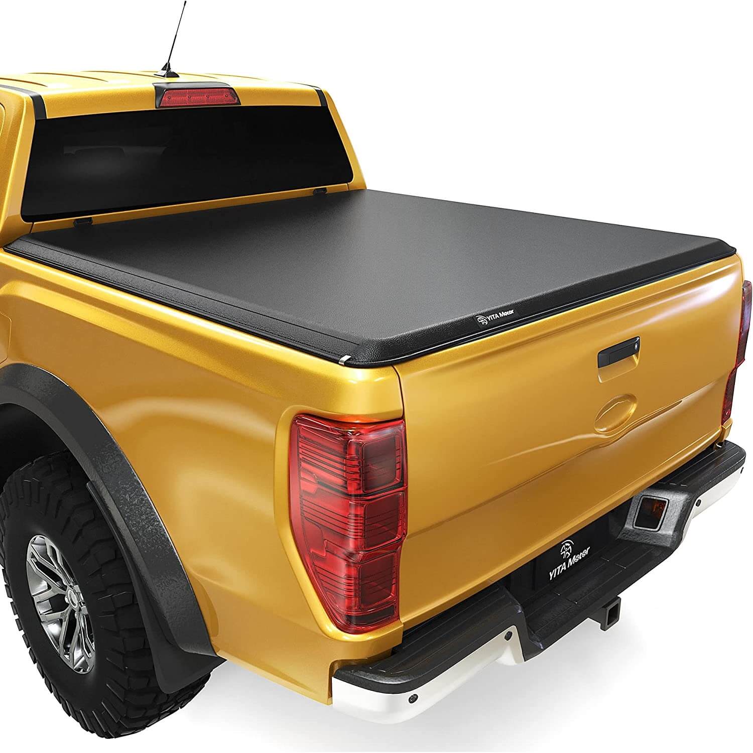 YITAMOTOR Soft Roll Up 2019-2024 Ford Ranger 5 ft Bed Truck Bed Tonneau Cover