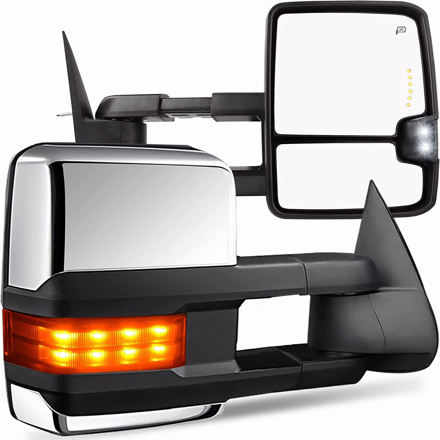 YITAMOTOR 2003-2007 Chevy Silverado GMC Sierra 1500 2500 3500 Tahoe Suburban Avalanche Yukon Signal Lights Towing Mirrors