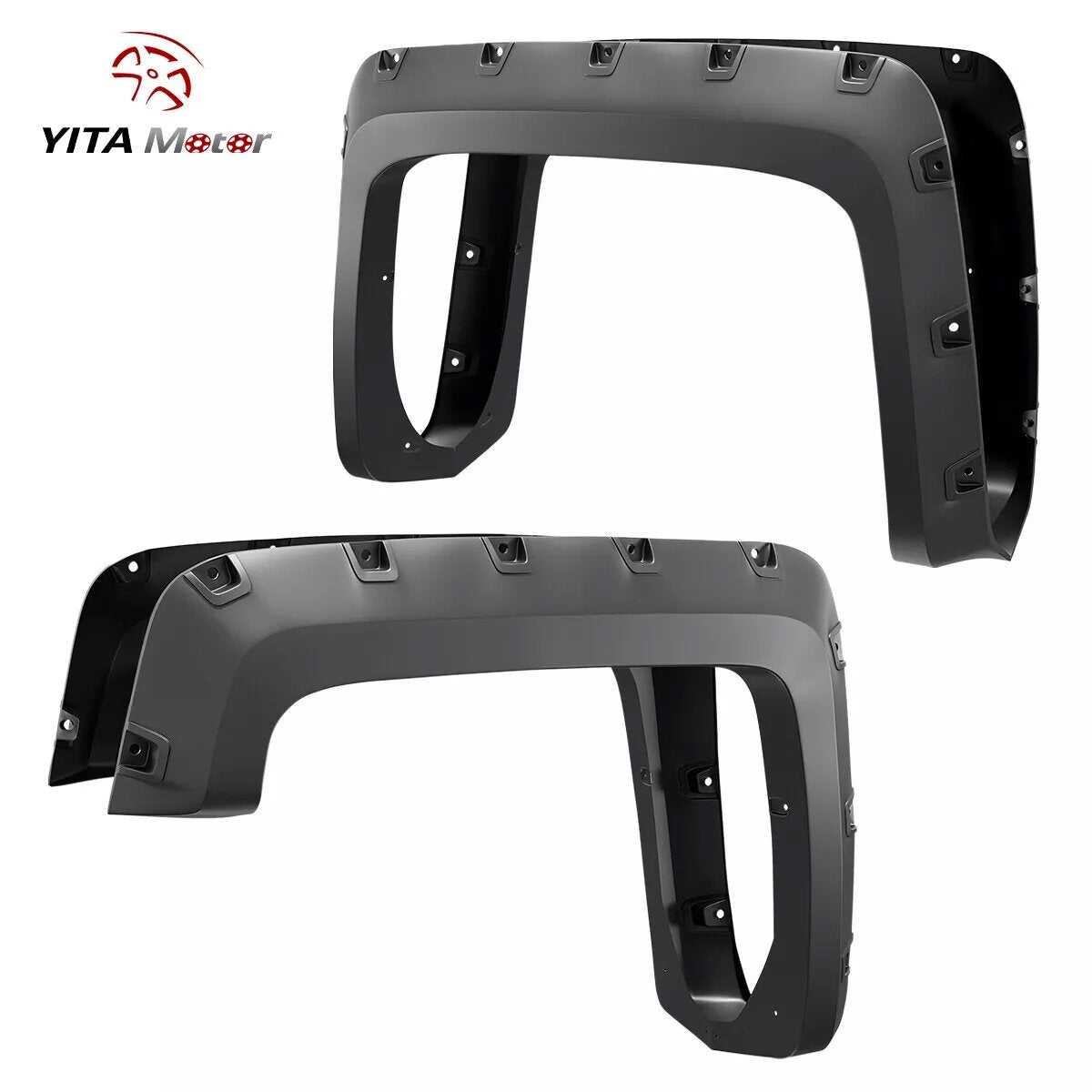 YITAMOTOR 2014-2018 Chevy Silverado 1500; 2015-2019 Silverado 2500 3500 HD Fleetside(6.5' & 8' Bed) Fender Flares