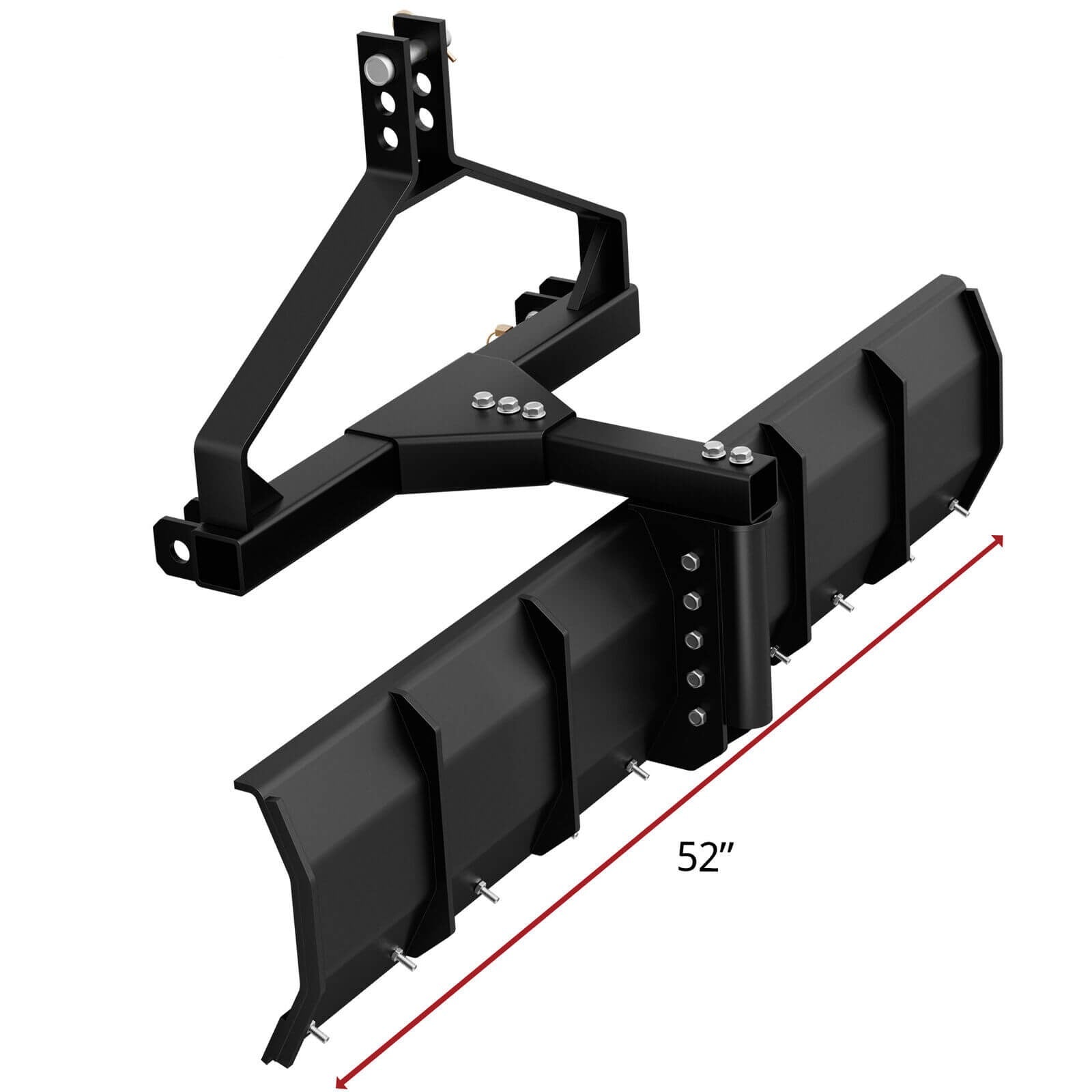 YITAMOTOR 52" Width CAT-0 & Cat 1 Rear Grading Blade for Grading Driveways Scraping Heavy